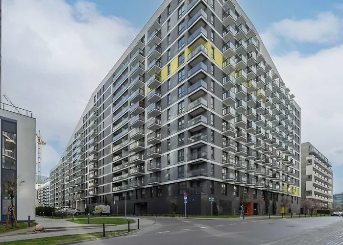 شقة Kasprzaka Elegant In Wola With Parking By Renters وارسو