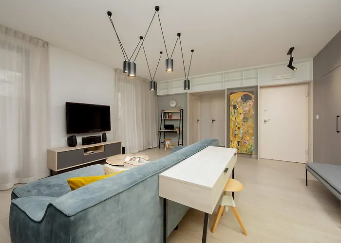 شقة Kasprzaka Elegant In Wola With Parking By Renters *